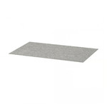 KOMPLEMENT Drawer mat, light grey patterned, 90x53 cm
