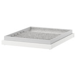 KOMPLEMENT Pull-out tray with insert, white, 50x58 cm