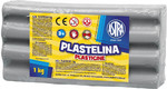 Astra Plasticine 1kg, light grey
