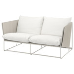 HAVSTEN 2-seat sofa, outdoor, beige/beige