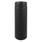 Chimney Straight Pipe 2 x 120 mm x 0.5 m, black