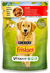 Friskies Dog Adult Wet Food Beef & Carrot in Jelly 100g