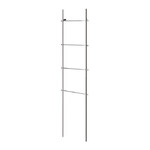 GoodHome Wall-mounted Towel Rail Koros, chrome