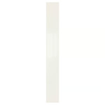 FARDAL Door with hinges, high-gloss white, 25x229 cm