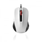Modecom Wired Optical Mouse M9.1, black-white
