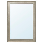 SONGE Mirror, silver-colour, 91x130 cm