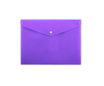 Document Wallet Plastic Folder PP A5, purple