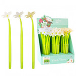 Starpak Silicone Gel Pen Fresh Flowers Lily 54pcs