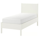TONSTAD Bed frame, off-white, 90x200 cm