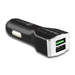 Qoltec Inteligent Car Charger | 12-24V | 30W | 5V | 3A | 2x USB