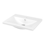 GoodHome Nira White Countertop Basin 60cm