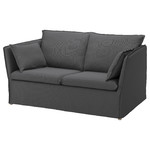 BACKSÄLEN 2-seat sofa, Hallarp grey