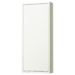 HAVBÄCK Wall cabinet with door, white, 40x15x95 cm