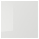 RINGHULT Door, high-gloss light grey, 40x40 cm