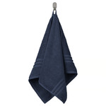 BROKGLIM Hand towel, dark blue, 50x100 cm