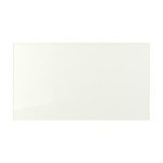 FÄRVIK 4 panels for sliding door frame, white glass, 100x236 cm