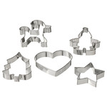 VINTERFINT Pastry cutter, set of 5, mixed shapes stainless steel