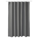 LUDDHAGTORN Shower curtain, grey, 180x180 cm