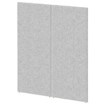 SIDORNA Room divider, grey, 80x195 cm, 2 pack