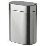 BROGRUND Touch top trash can, stainless steel, 4 l