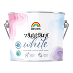 Beckers Matt Latex Paint Vaggfarg 10l white