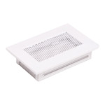 Fireplace Air Vent Grille 11 x 17 cm, white