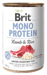 Brit Mono Protein Lamb & Rice Dog Food Can 400g