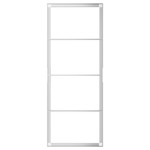SKYTTA Sliding door frame, aluminium, 77x196 cm