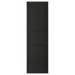 LERHYTTAN Door, black stained, 60x200 cm