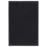VATTENVERK Door mat, indoor, dark grey, 60x90 cm
