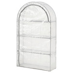 ASPAREN Greenhouse, transparent white, 95x32x162 cm