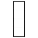 SKYTTA Sliding door frame, black, 77x231 cm