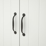 SKRUVBY Sideboard, white, 120x38x90 cm