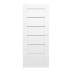 Sliding Non-rebated Internal Door Toreno 80, left, chalk-white