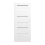 Sliding Non-rebated Internal Door Toreno 80, left, chalk-white