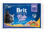 Brit Premium Cat Food Adult Fish Plate 4x100g