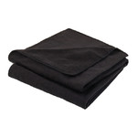 Fleece Throw 120x170cm, black