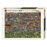 Heye Jigsaw Puzzle Football History 3000pcs 6+