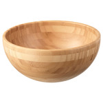 BLANDA MATT Serving bowl, bamboo, 28 cm