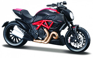 Maisto Metal Model Ducati Diavel Carbon with Stand 1/18 3+