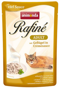 Animonda Rafiné Adult Cat Food with Poultry in Cream Sauce 100g