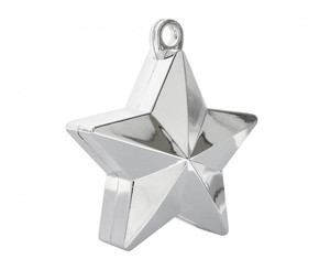 Weight for Balloons Star 170g, silver