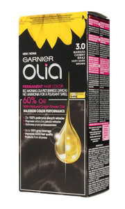 Garnier Olia Permanent Hair Colour no. 3.0 Very Dark Brown