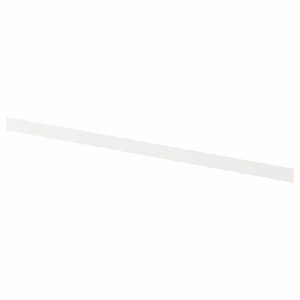 FÖRBÄTTRA Cover strip and fittings, white, 60 cm