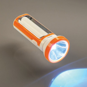 Tiross Rechargeable Flashlight LED 2W+10SMD, assorted colours