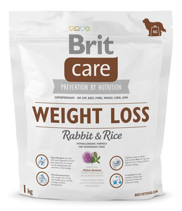 Brit Care Dog Food New Weight Loss Rabbit & Rice 1kg