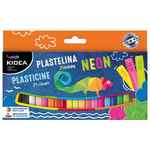 Kidea Neon Plasticine 24 Colours