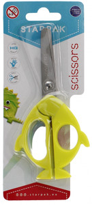 Starpak School Scissors 13.5cm Fish 3+