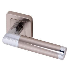 Door Handle Verso Daro, nickel/satin