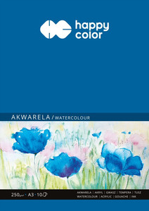 Happy Color Watercolor Pad A3 10 Sheets 250g